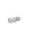 Picture of Iron mouse trap XL silver (42*14*11 cm), two entrances