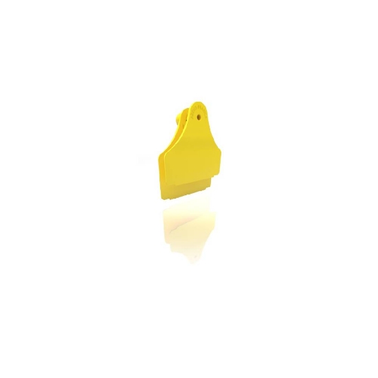 Picture of Ear numbers, size (7.5 cm * 6 cm, female), French yellow, unnumbered (100 numbers)