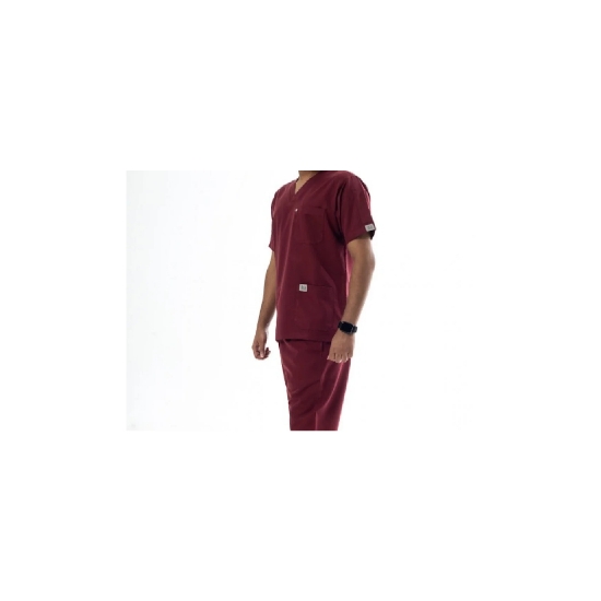 Picture of Doctor's suit, burgundy