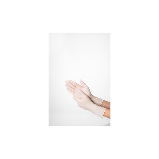 Picture of Latex Gloves Medium White M