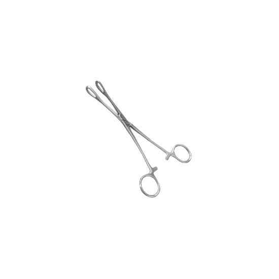 Picture of Sponge forceps curved serrated jaws 