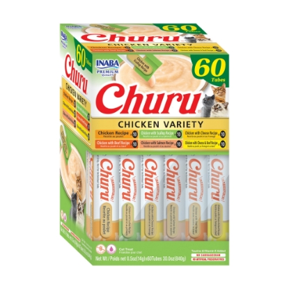 Picture of CHURU 60 ct Chicken Variety Box INABA