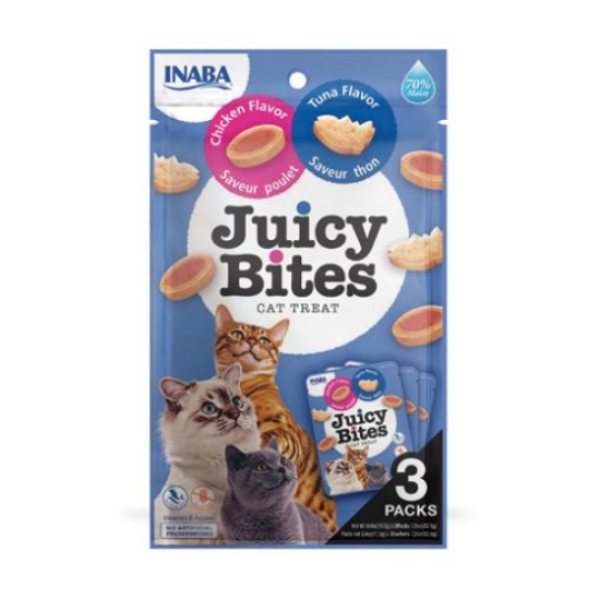 Picture of JUICY BITES Chicken and Tuna Flavors INABA