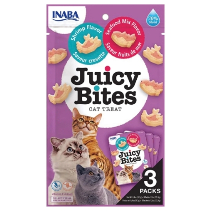 Picture of Juicy Bites Shrimp & Seafood Mix Flavor INABA