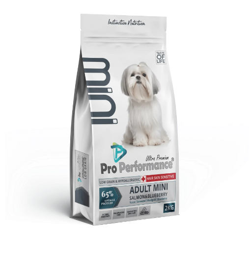 صورة PRO PERFORMANCE ULTRA PREMIUM ADULT MINI DOG SALMON & BLUEBERRY 2Kg