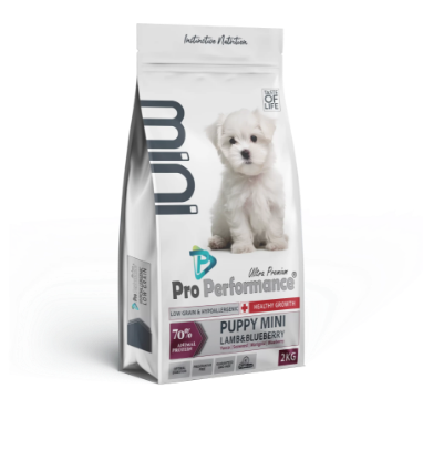 Picture of PRO PERFORMANCE ULTRA PREMIUM PUPPY MINI  LAMB & BLUEBERRY 2Kg