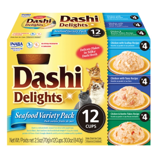 Picture of DASHI DELIGHTS 12 ct Seafood Variety Pack INABA