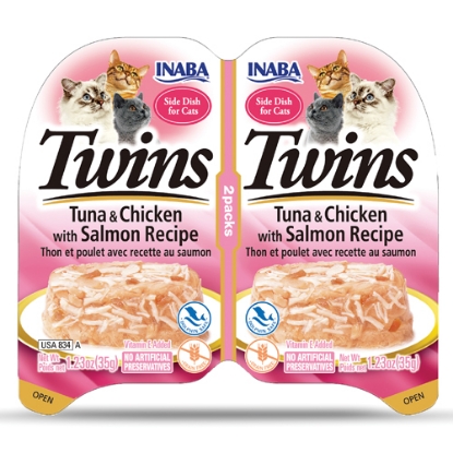 Picture of TWINS Tuna & Chicken with Salmon Recipe INABA