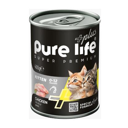صورة PURELIFE KITTEN CAT CHICKEN CHUNK 400GR ( Super Premium food )